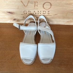 Prada leather Sandals  - white size 38 ( 7.5)